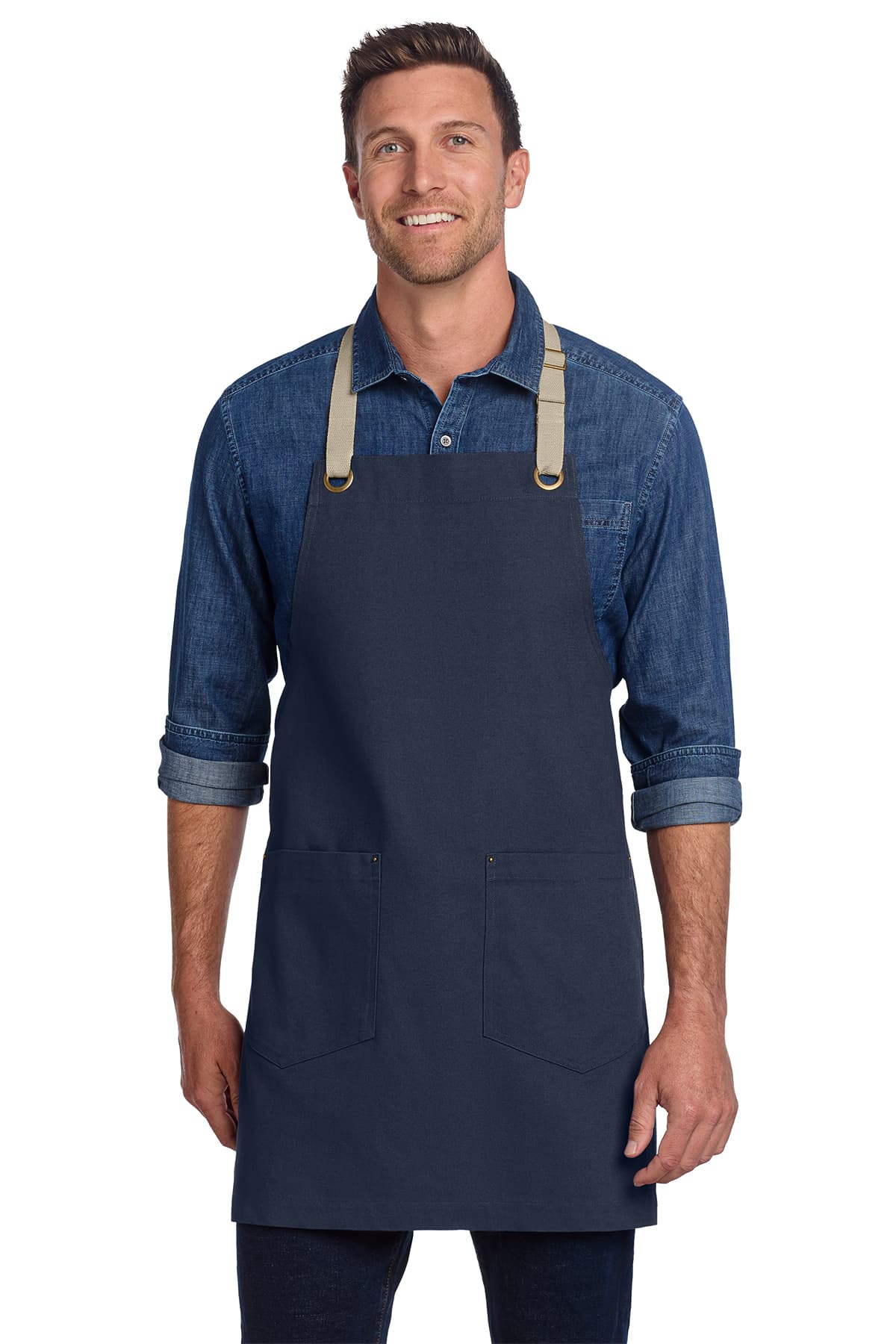 A815 Port Authority Canvas Full-Length Two-Pocket Apron A815