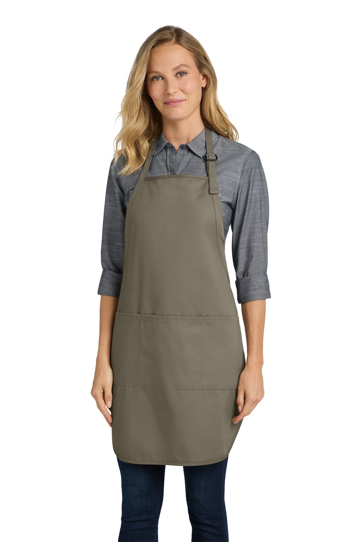 A703 Port Authority Easy Care Full-Length Apron with Stain Release. A703