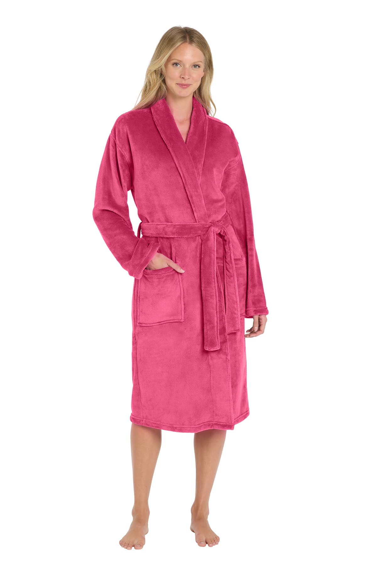 R102 Port Authority Plush Microfleece Shawl Collar Robe. R102