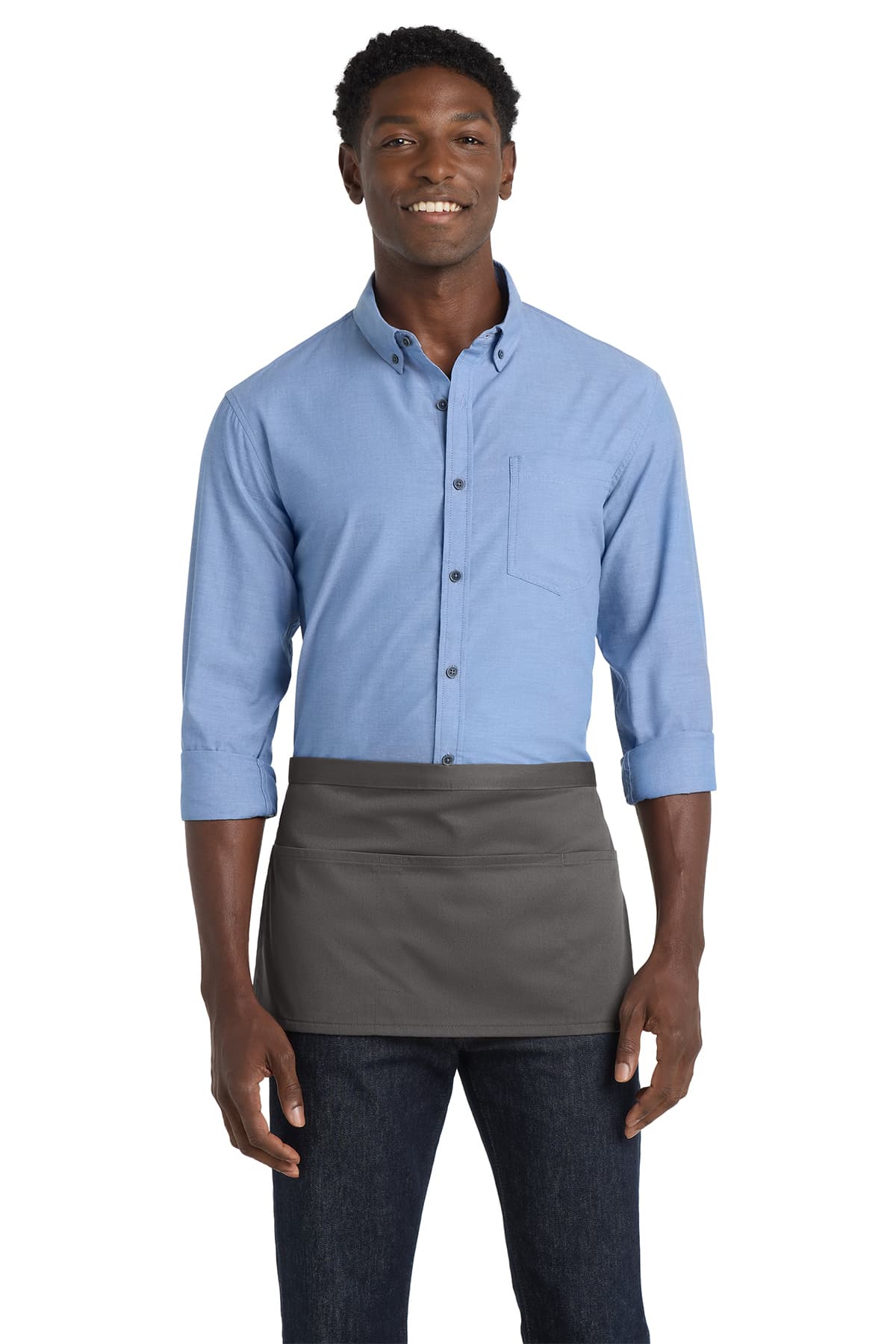 A602 Port Authority Three-Pocket Waist Apron. A602