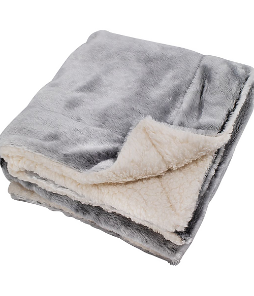 8730 Faux Fur Blanket Throw