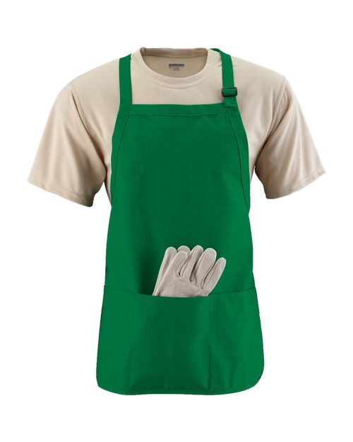 Medium Length Apron with Pouch