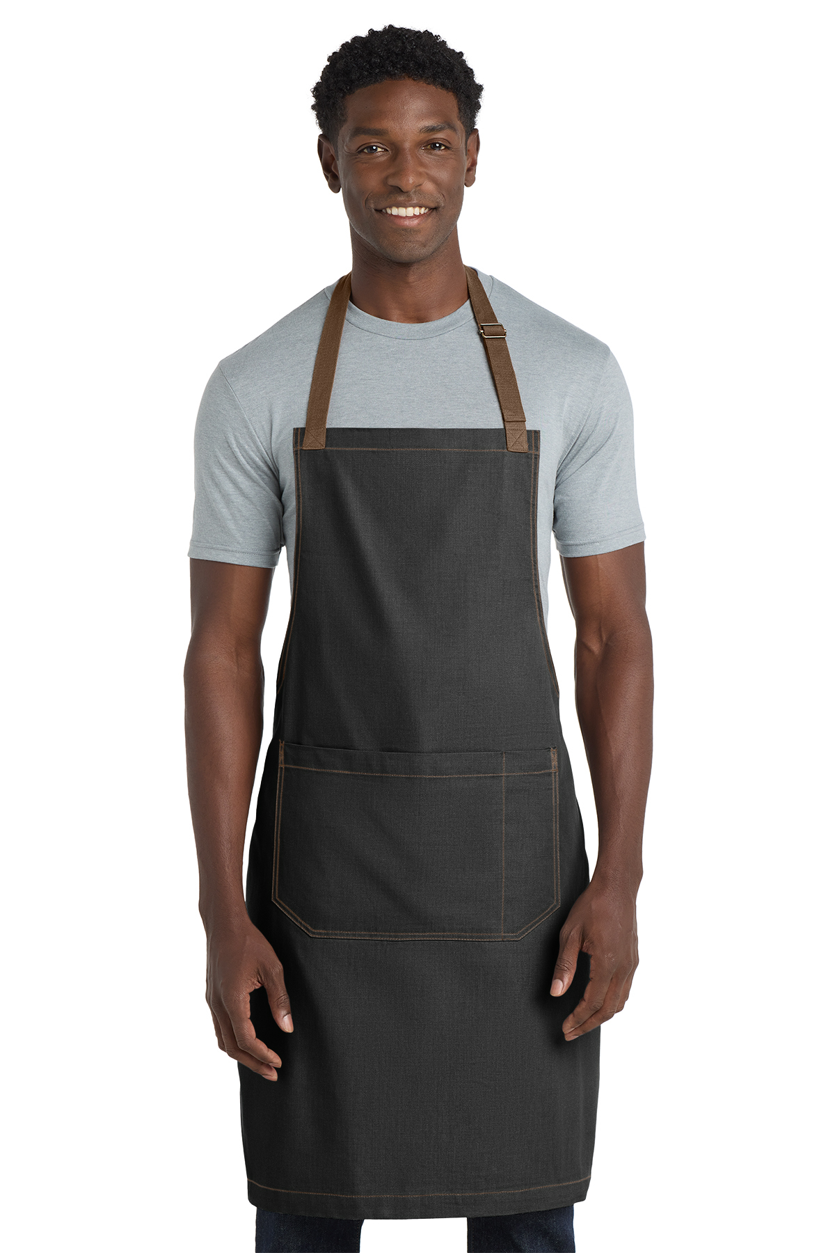 A800 Port Authority Market Full-Length Bib Apron. A800