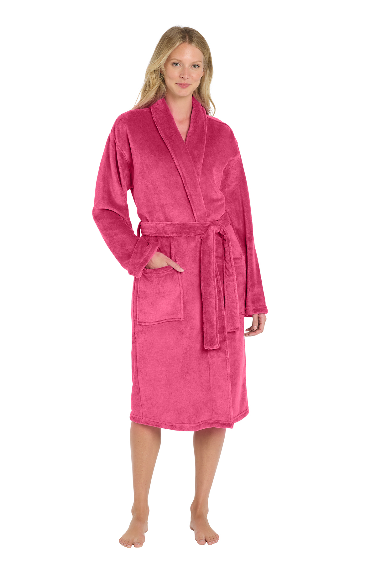 R102 Port Authority Plush Microfleece Shawl Collar Robe. R102